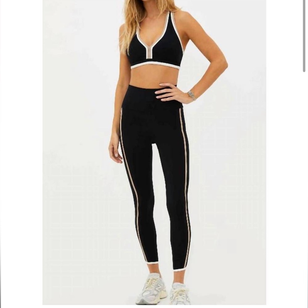 NWT Beach Riot Black & Neutral Nella Leggings